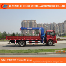 Foton 4*2 190HP Truck with Crane